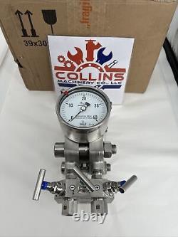 WIKA Alexander Wiegand SE & Co. 732.14 Differential Pressure Gauge, 0-40 inH2O