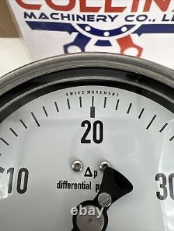 WIKA Alexander Wiegand SE & Co. 732.14 Differential Pressure Gauge, 0-40 inH2O