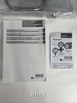 WIKA Alexander Wiegand SE & Co. 732.14 Differential Pressure Gauge, 0-40 inH2O