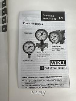 WIKA Alexander Wiegand SE & Co. 732.14 Differential Pressure Gauge, 0-40 inH2O