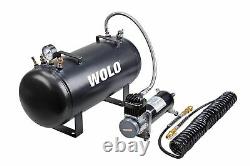 WOLO Air Rage 5 Gal Tank And Compressor Motor Kit 860 12v for Pneumatic Tools